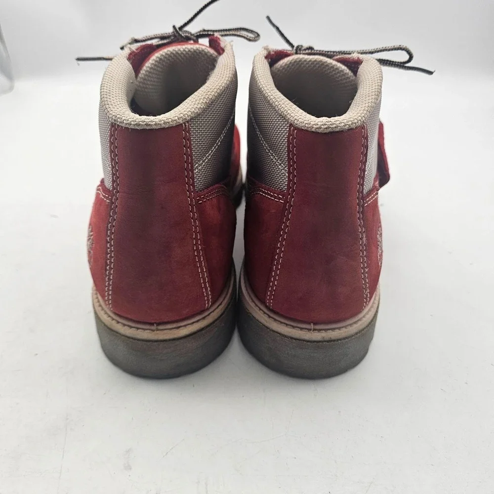 Timberland Boots Mens Size 11.5 Red Waterproof Hiking Trail Outdoor 13054